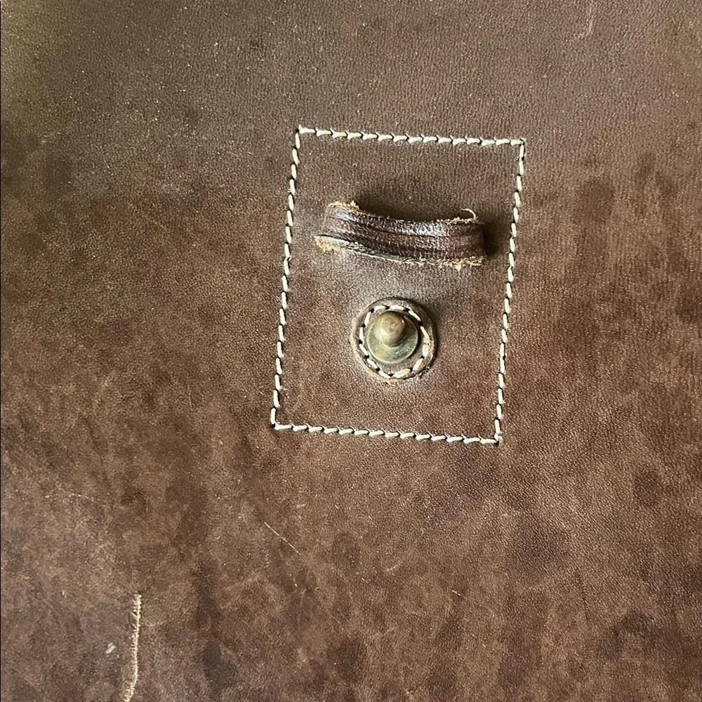 United Colors of Benetton Leather Backpack RARE FIND